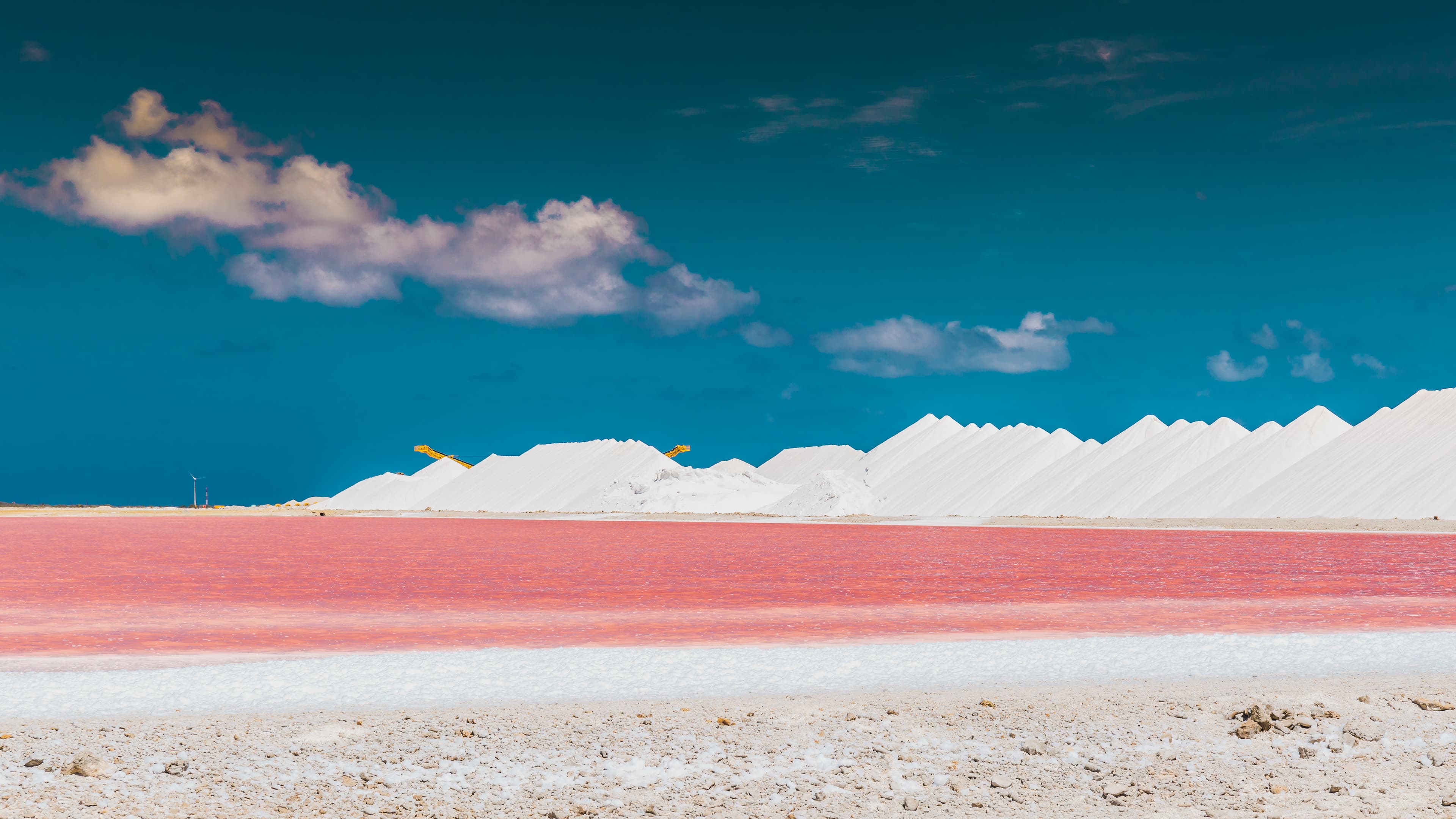 Salt Mountains in Bonaire
