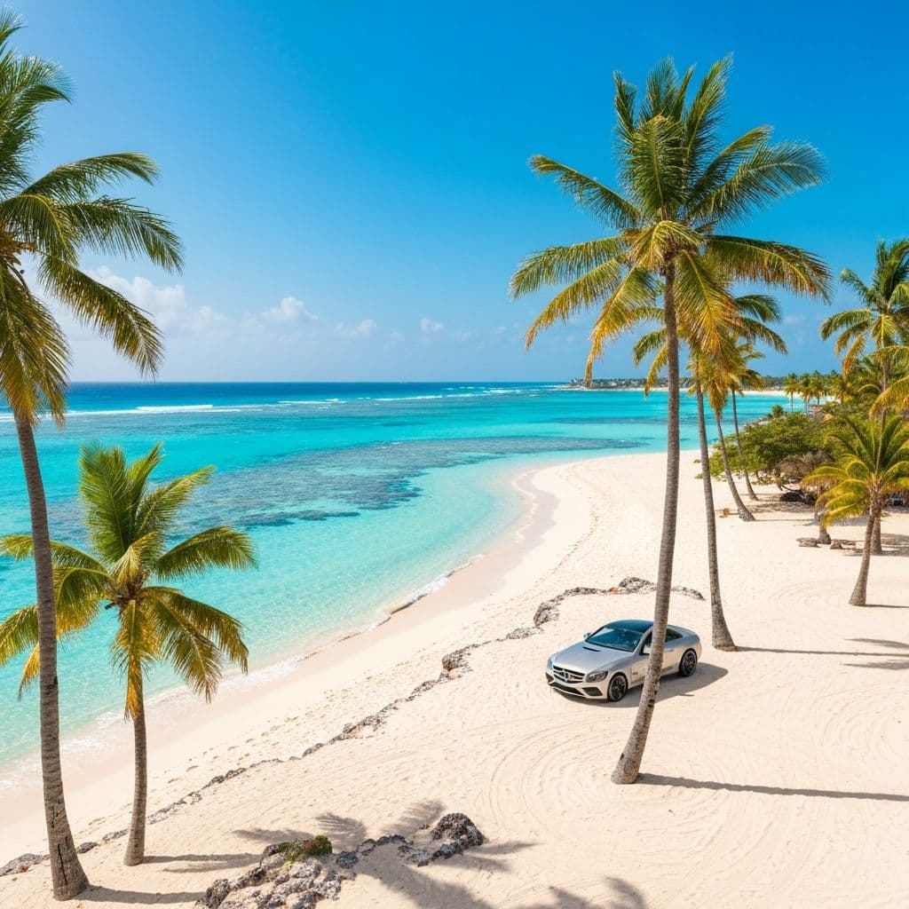 Scenic Bonaire shoreline